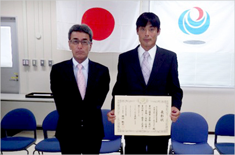国土交通省中国地方整備局岡山河川事務所長賞を受賞