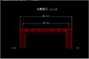 三次元データより構造物の一般図を作成