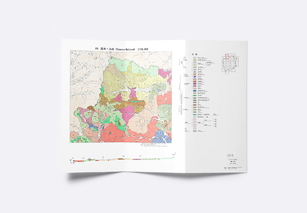 岡山県表層地質図
